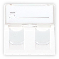 ADAPTER GETFORT 2 MOD 2XRJ45 MOSAIC 45x45mm