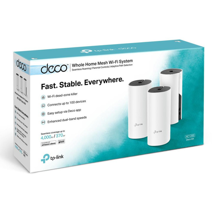 DOMOWY SYSTEM WI-FI MESH TP-LINK DECO M4 (3-pack)