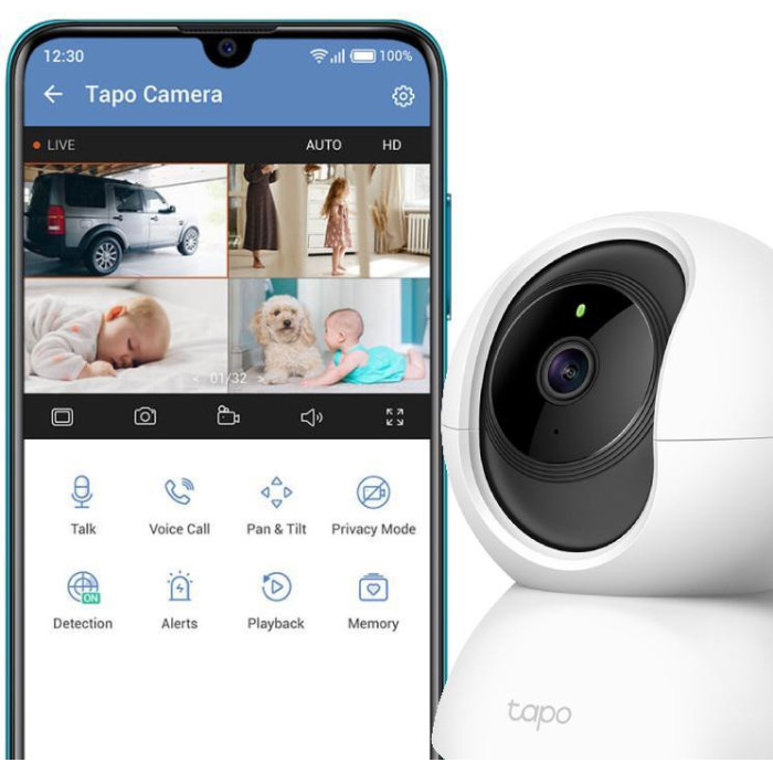 KAMERA TP-LINK TAPO C200 OBROTOWA HD