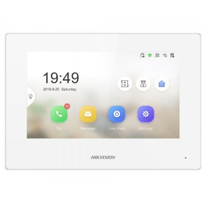 Monitor wideodomofonu Hikvision DS-KH6320-WTE1-W