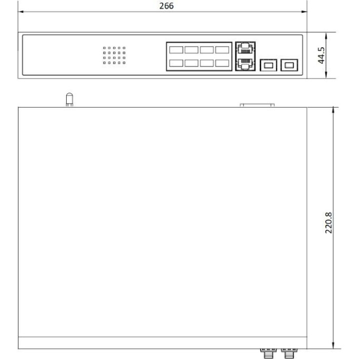 SWITCH HIKVISION DS-3E1310P-SI LinkVu