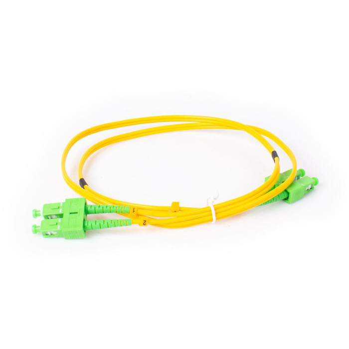 PATCHCORD ŚWIATŁOWODOWY GETFORT SM SC/APC-SC/APC DUPLEX 1M