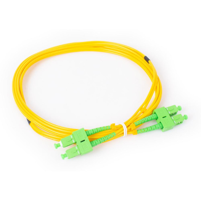 PATCHCORD ŚWIATŁOWODOWY GETFORT SM SC/APC-SC/APC DUPLEX 2M