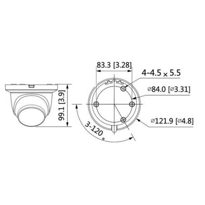 KAMERA 4W1 DAHUA HAC-HDW2241TMQ-A-0280B-S2-DIP