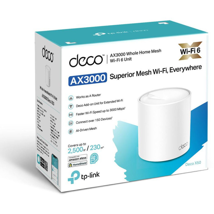 DOMOWY SYSTEM WI-FI MESH TP-LINK DECO X50(1-pack)
