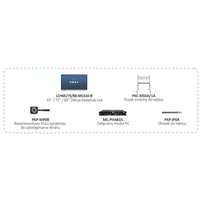 MONITOR TABLICA INTERAKTYWNA DAHUA LCH75-MC410-B