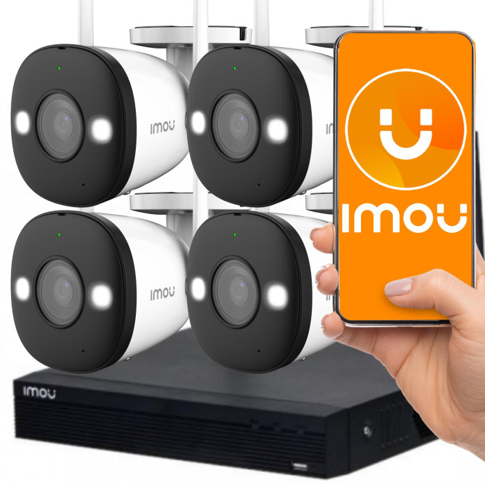 ZESTAW IMOU WI-FI KIT- Pro KIT/NVR1104HS-W-S2/4-F22FE