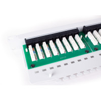 PATCH PANEL UTP CAT.6 24 PORTY SZARY PGF-6UTP24-B5-G GETFORT