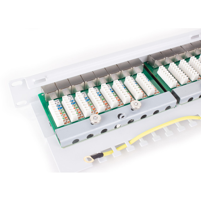 PATCH PANEL FTP CAT.5E 24 PORTY SZARY PGF-5EFTP24-B6-G GETFORT