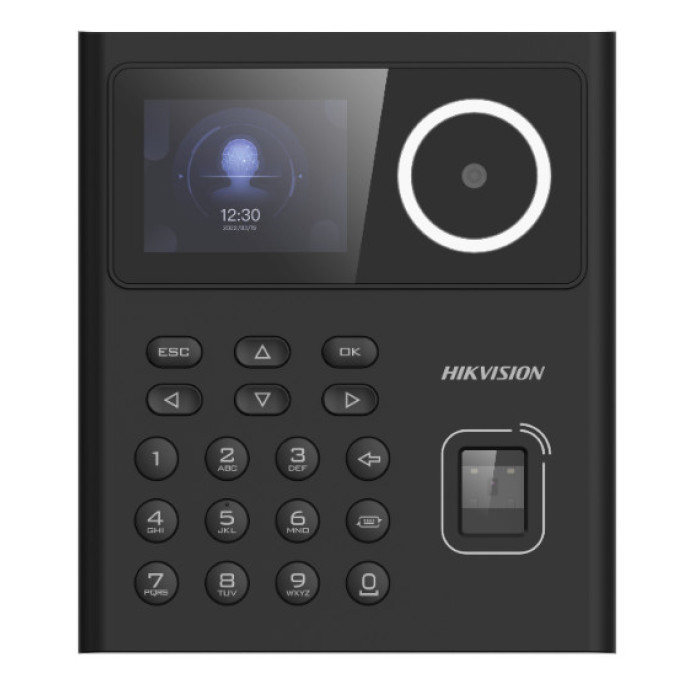 TERMINAL Z IDENTYFIKACJĄ TWARZY I LINII PAPILARNYCH HIKVISION DS-K1T320MFWX