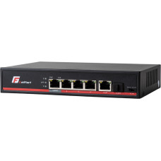 SWITCH POE GETFORT 4+1+SFP Gigabit Ethernet 65W