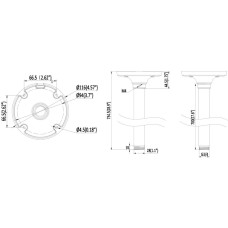 UCHWYT SUFITOWY KENIK KG-106C