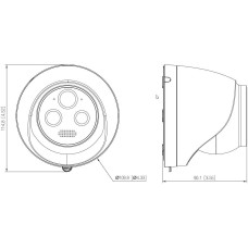 KAMERA IP DAHUA HY-FT121LD-TD1F4