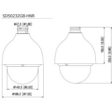 KAMERA IP DAHUA SD50232GB-HNR