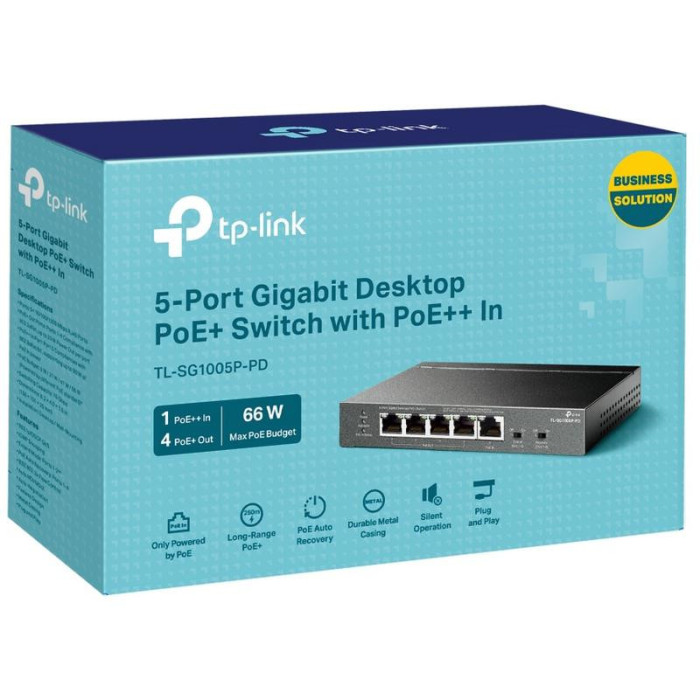 SWITCH TP-LINK TL-SG1005P-PD (POE++)