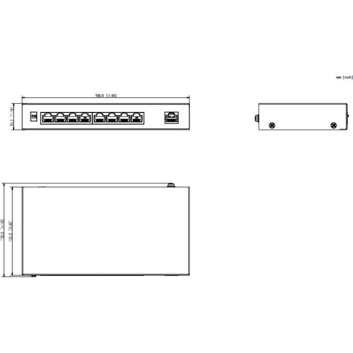 SWITCH DAHUA SF1009P