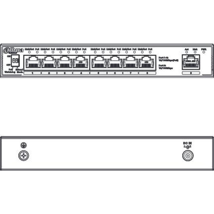 SWITCH DAHUA SF1009P