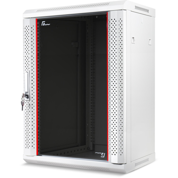 SZAFA RACK GETFORT 19 CALI 15U 600X450 WISZĄCA SZARA