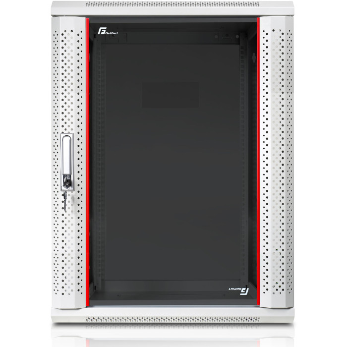 SZAFA RACK GETFORT 19 CALI 18U 600X600 WISZĄCA SZARA