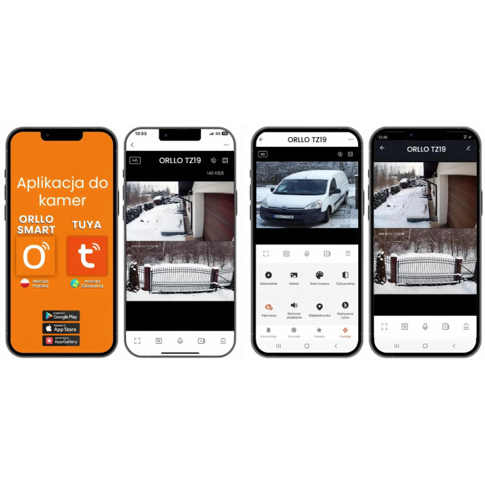 Kamera IP Orllo TZ19 DUAL 4MP+4MP Wi-Fi 4K AI