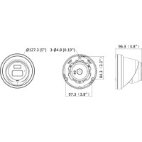 Kamera IP Hikvision DS-2CD2363G2-LI2U(2.8mm)(BLACK)