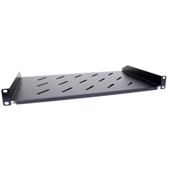 Półka rackowa uniwersalna Getfort 19 cali 1U 170mm Czarna