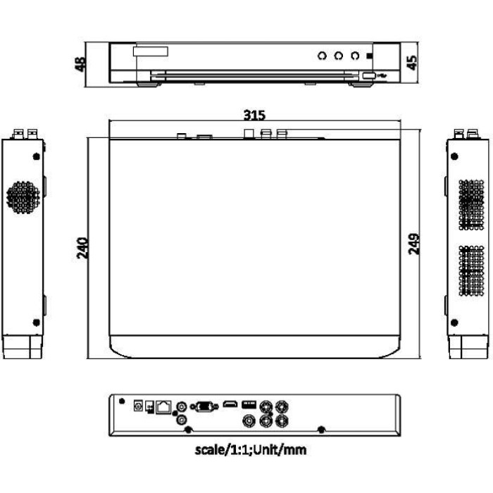 REJESTRATOR 5W1 HIKVISION iDS-7204HQHI-M1/XT(STD)/4A+4/1ALM