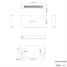 SWITCH POE HIKVISION DS-3E1510P-EI(O-STD) LinkVu