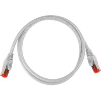 PATCHCORD SKRĘTKA GETFORT CAT.6A S/FTP LSOH 1m szary