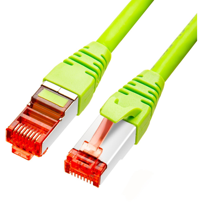 PATCHCORD SKRĘTKA GETFORT CAT.6A S/FTP LSOH 1m zielony