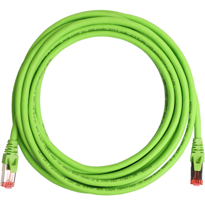PATCHCORD SKRĘTKA GETFORT CAT.6A S/FTP LSOH 10m zielony