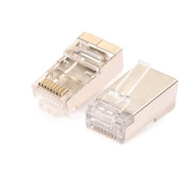 WTYK SIECIOWY GETFORT RJ45 CAT.6A 8P8C EKRANOWANY z prowadnicą (100szt)