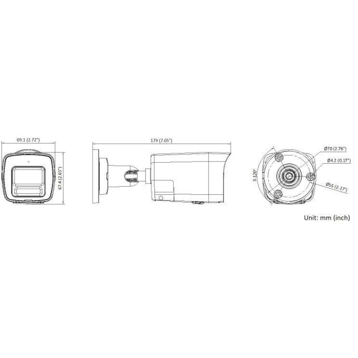 KAMERA IP HIKVISION DS-2CD1043G2-LIUF/SL 2.8mm PL
