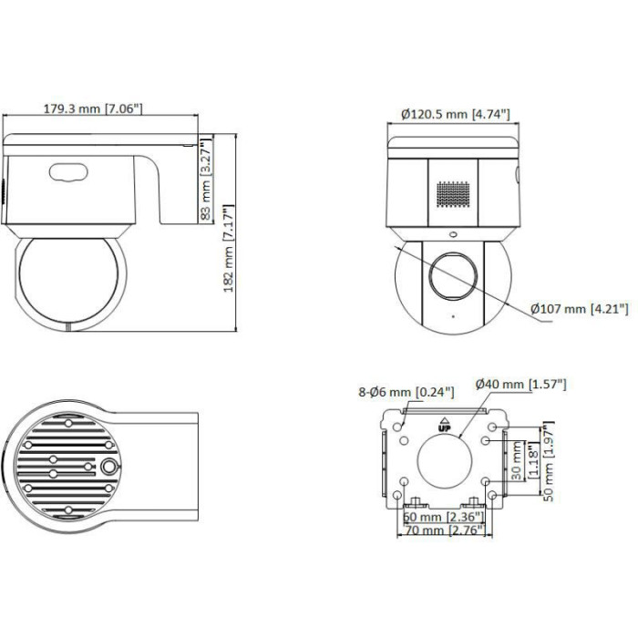 Kamera IP HikVision DS-2DE3A404IWG-E PL