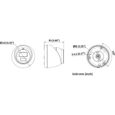 Kamera IP Hikvision DS-2CD1363G2-LIU 4mm PL
