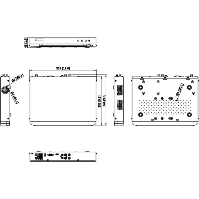 Rejestrator 5w1 Hikvision iDS-7204HTHI-M1/XT/4A+4/1ALM