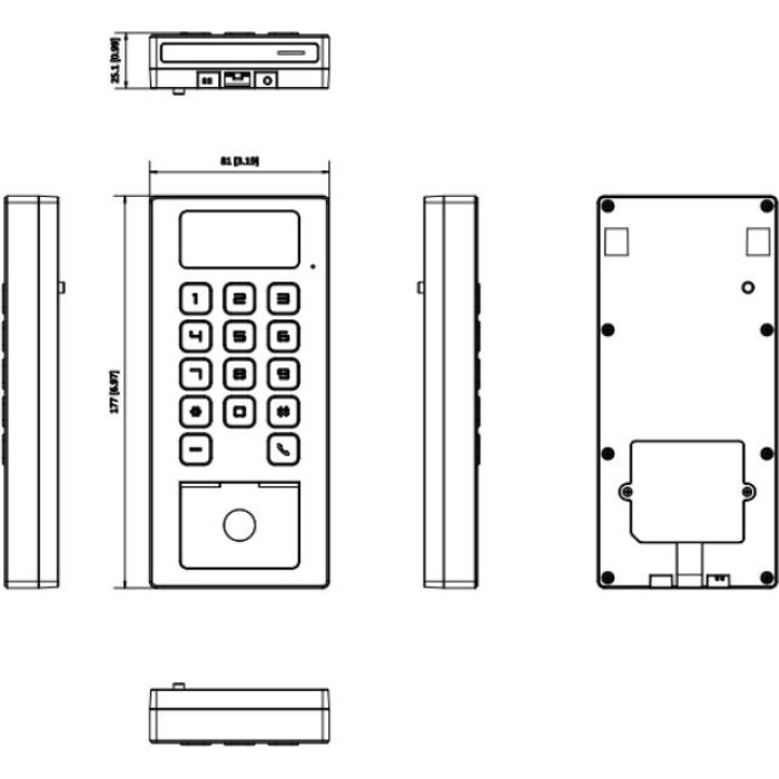 Hikvision DS-K1T502DBWX-QR