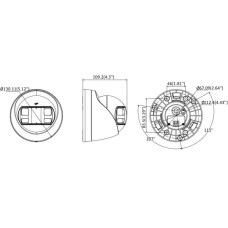 Kamera 4w1 Hikvision DS-2CE72KF3TP-DLS(180°)