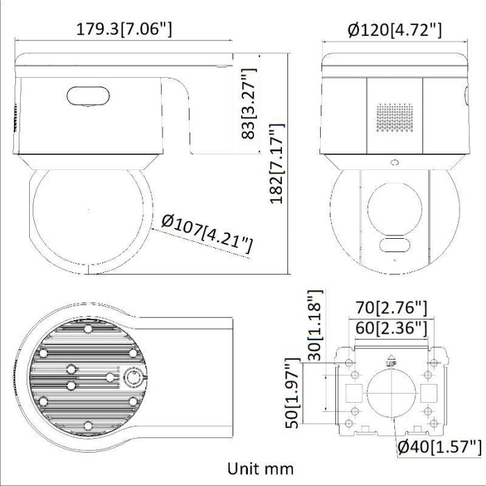 KAMERA IP PTZ HIKVISION DS-2DE3A400BW-DE/W(F1)(T5) PL