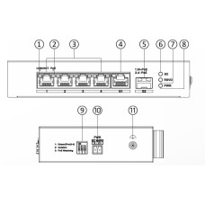 Hikvision DS-3T0306HP/No Power unit