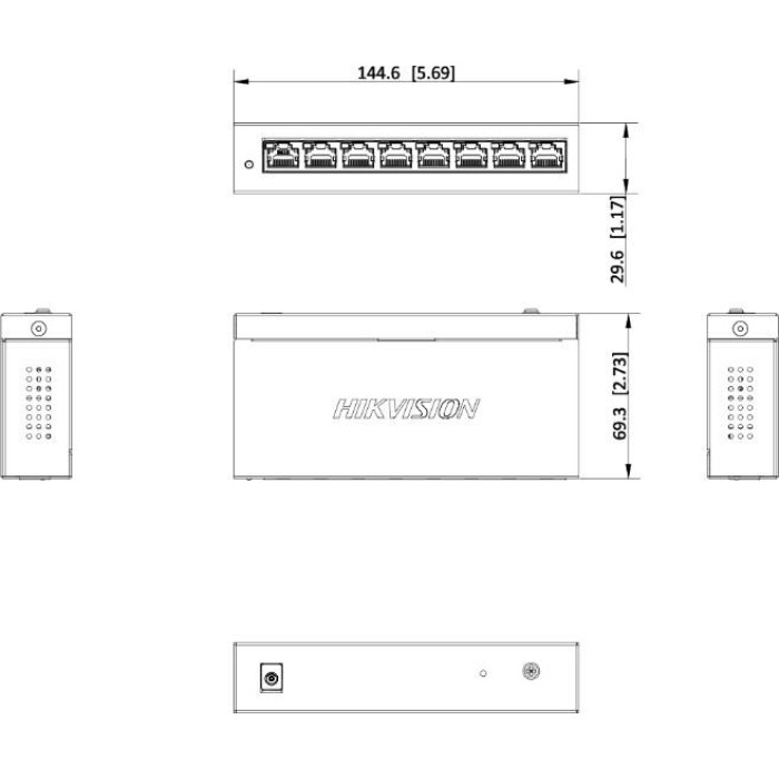 Switch Hikvision DS-3E1508-EIV2