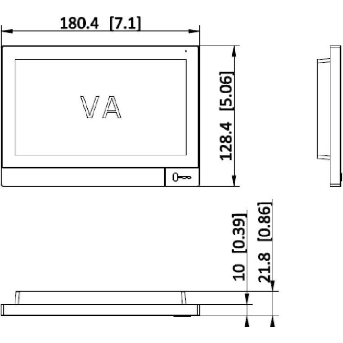 Monitor wideodomofonu Hikvision DS-KH8381-TE1