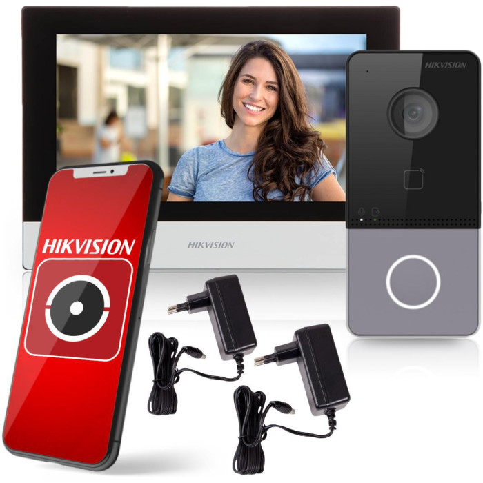Zestaw wideodomofonowy Hikvision DS-KIS603-P(C)