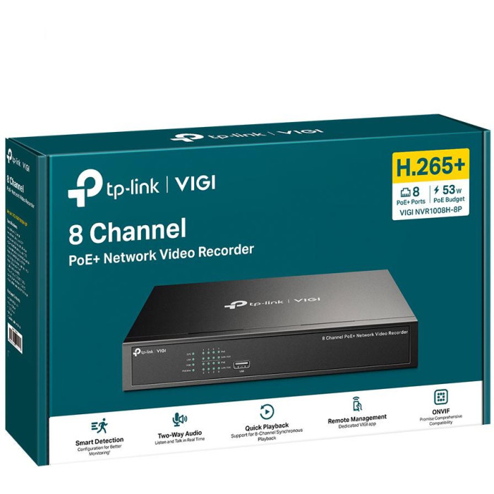 REJESTRATOR TP-LINK VIGI NVR1008H-8P