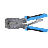 Zaciskacz wtyków Getfort RJ45 8p+6p+4p+AMP kat. 6, kontrola docisku