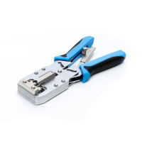 Zaciskacz wtyków Getfort RJ45 8p+6p+4p+AMP kat. 6, kontrola docisku