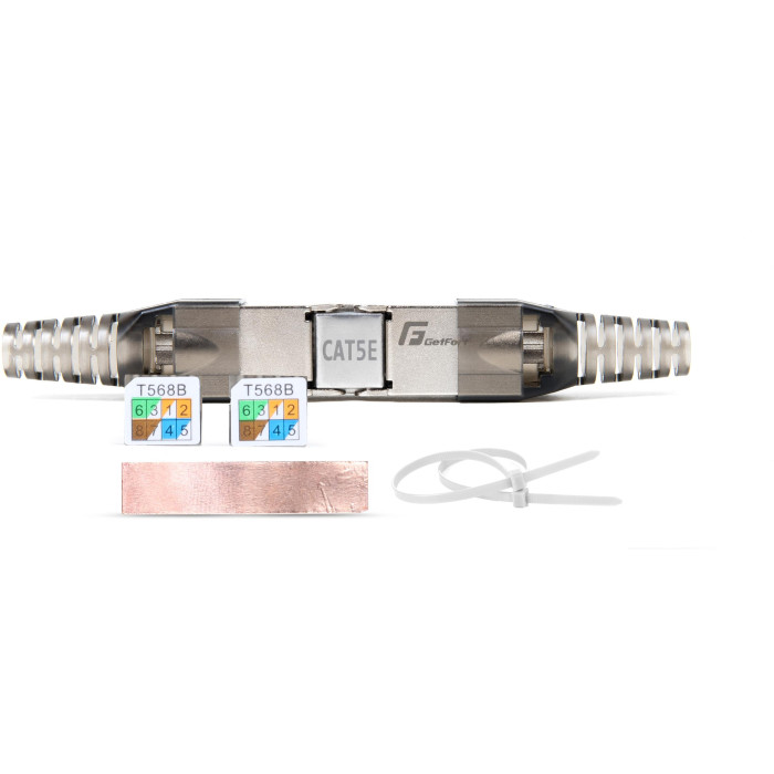 ŁĄCZNIK RJ45 GETFORT CAT.5e modularny beznarzędziowy