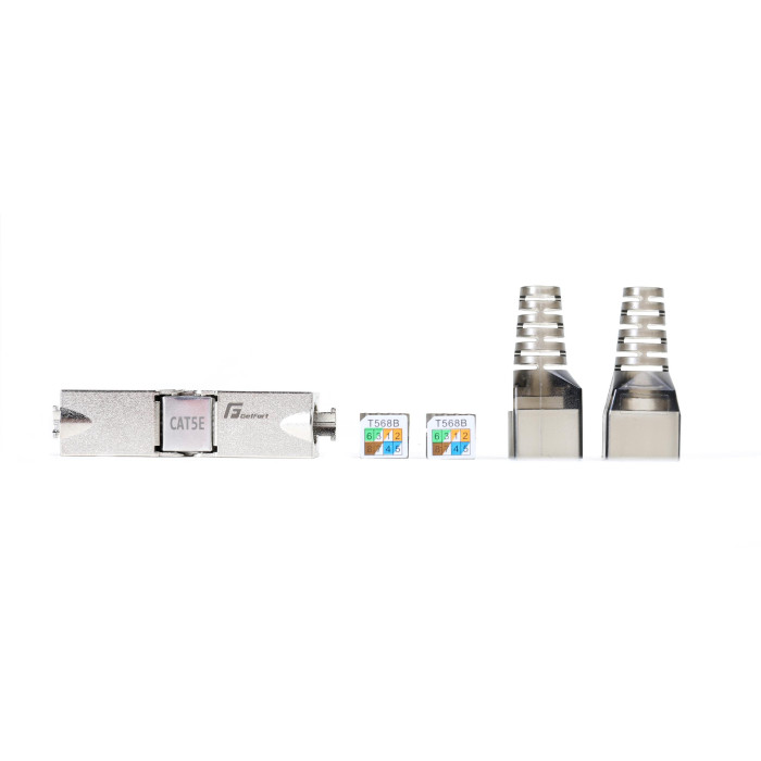 ŁĄCZNIK RJ45 GETFORT CAT.5e modularny beznarzędziowy