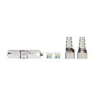 ŁĄCZNIK RJ45 GETFORT CAT.6 modularny beznarzędziowy