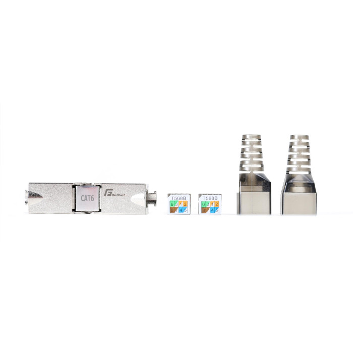 ŁĄCZNIK RJ45 GETFORT CAT.6 modularny beznarzędziowy